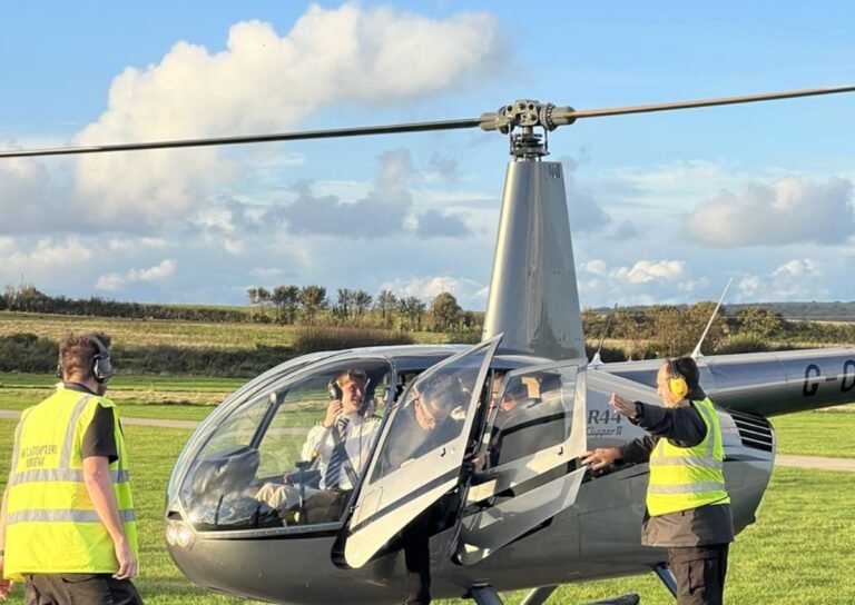 A 30-Minute Helicopter Adventure Over Newcastle & Angel of the North